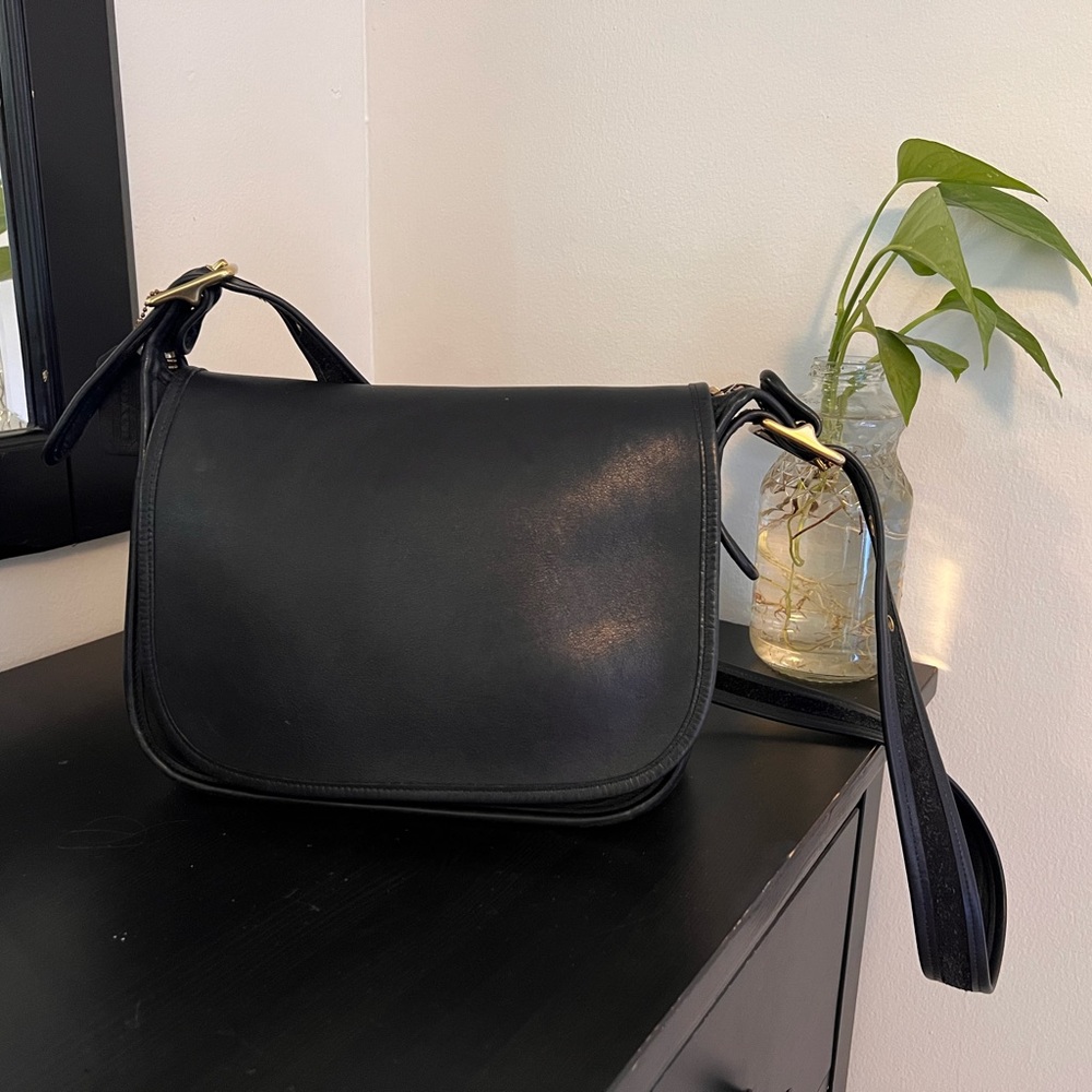 COACH 9951 Vintage Patricia Legacy Satchel Crossbody Bag Purse flap